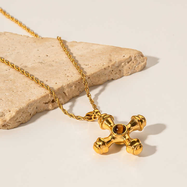 Chloris Cross Necklace
