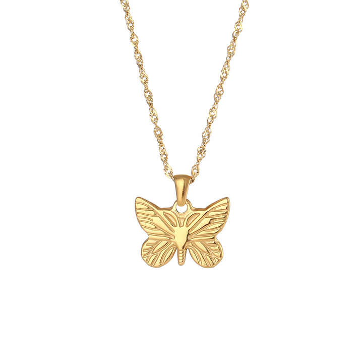 Bluebell Butterfly pendant