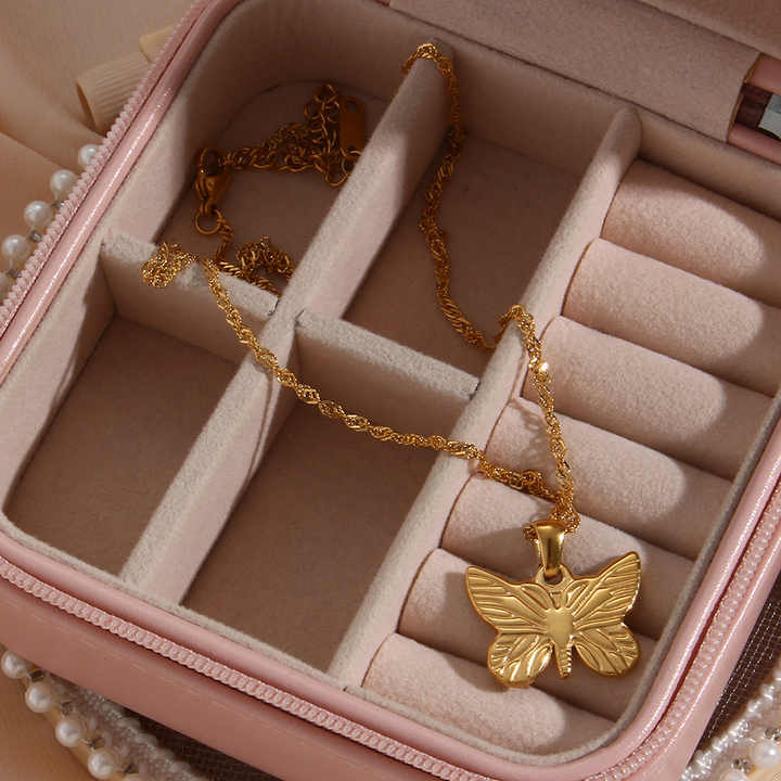 Bluebell Butterfly pendant