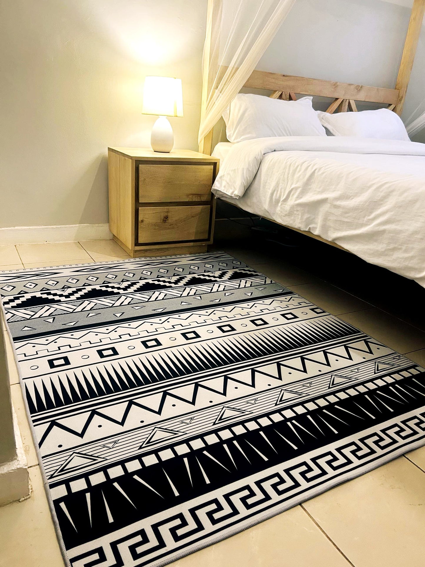 Monochrome Maze Carpets