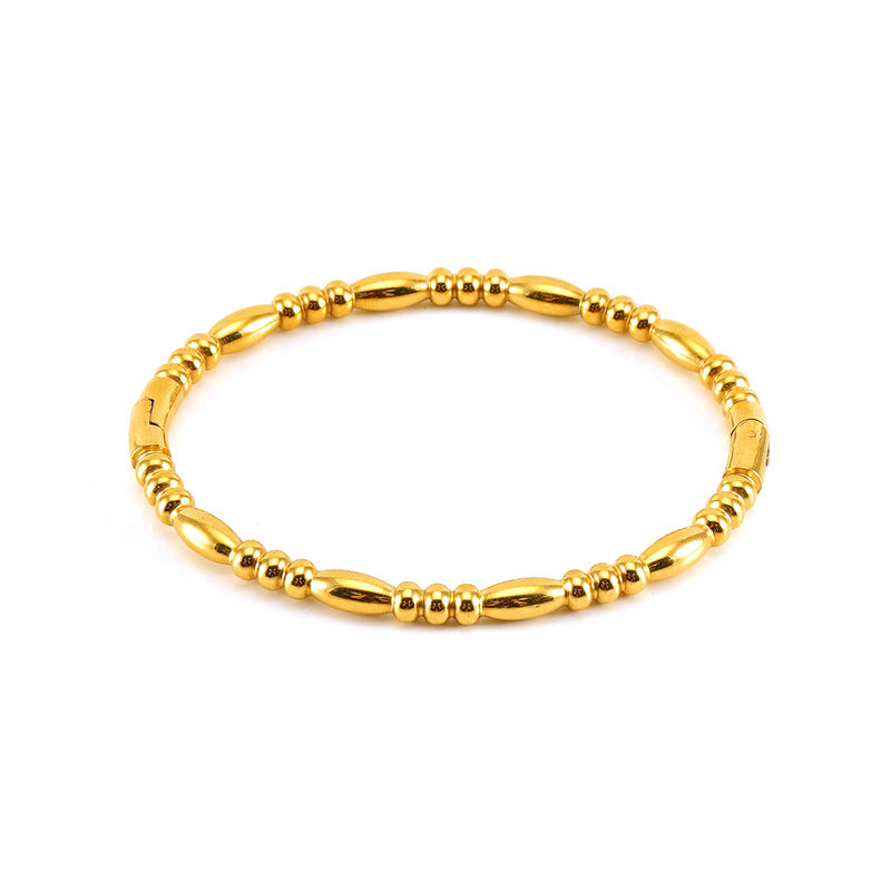 Bamboo bead bracelet