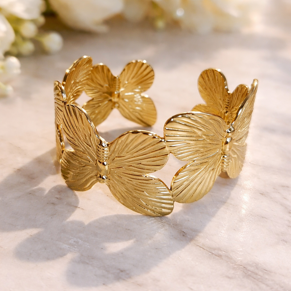 Auravelle Butterfly Cuff