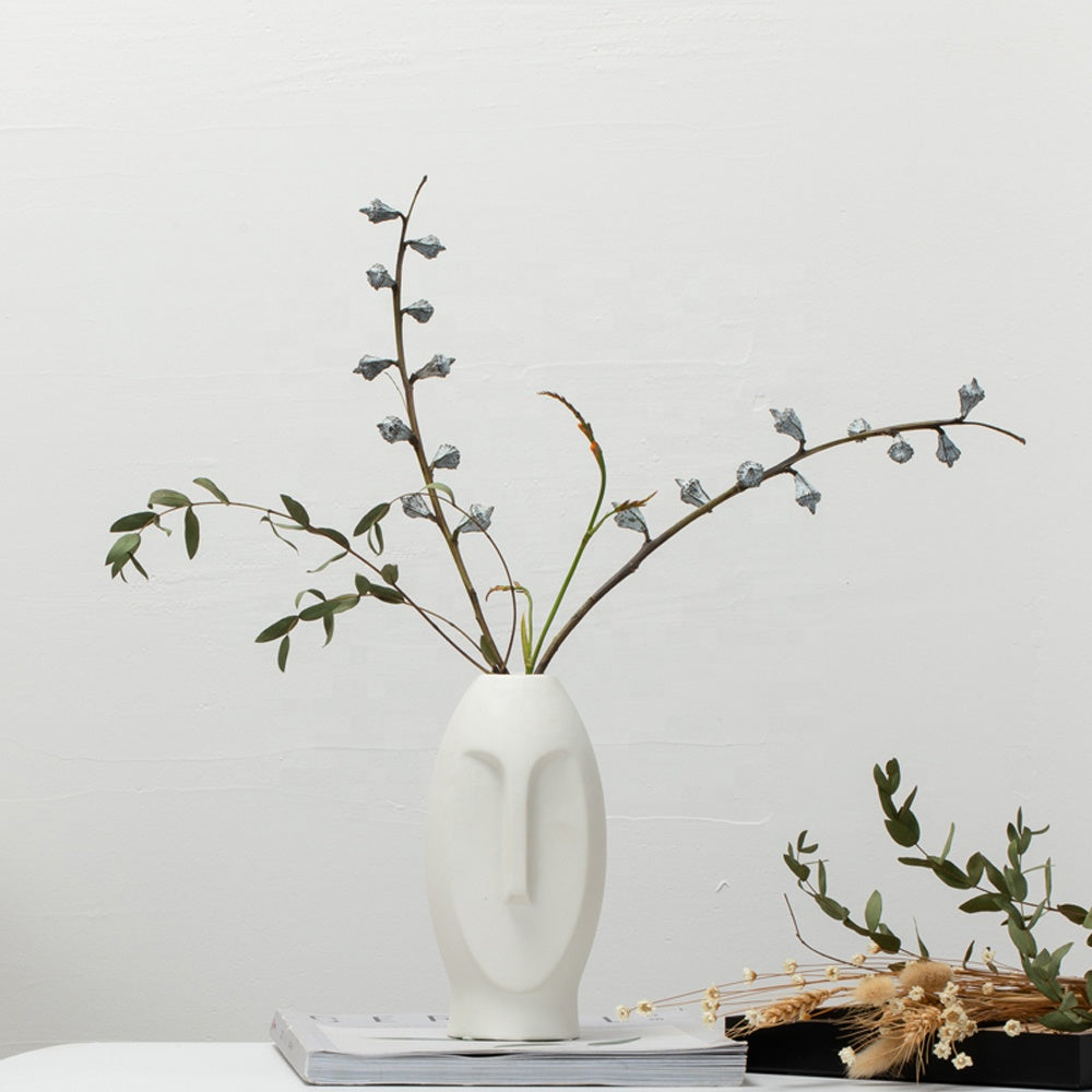 Kaelen Face Art Vase