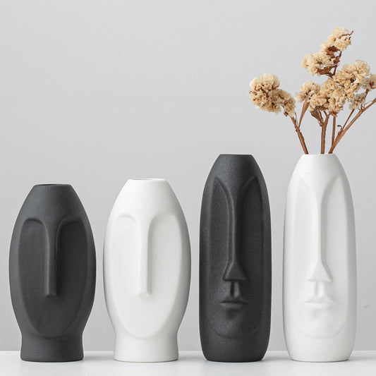 Kaelen Face Art Vase