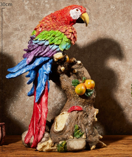 Aviara Parrot Sculpture