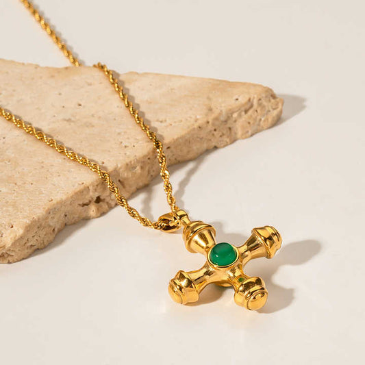 Chloris Cross Necklace