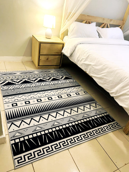 Monochrome Maze Carpets