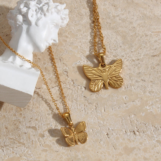 Bluebell Butterfly pendant